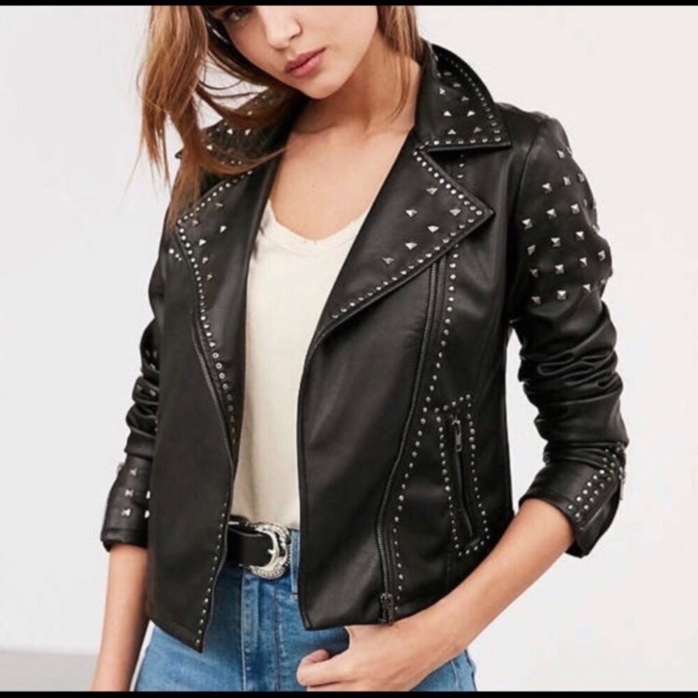 Urban Outfitters Leather Jacket - Picture 6 of 8